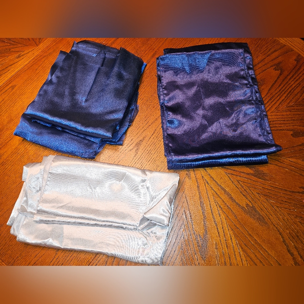 Blue & Silver Fabric